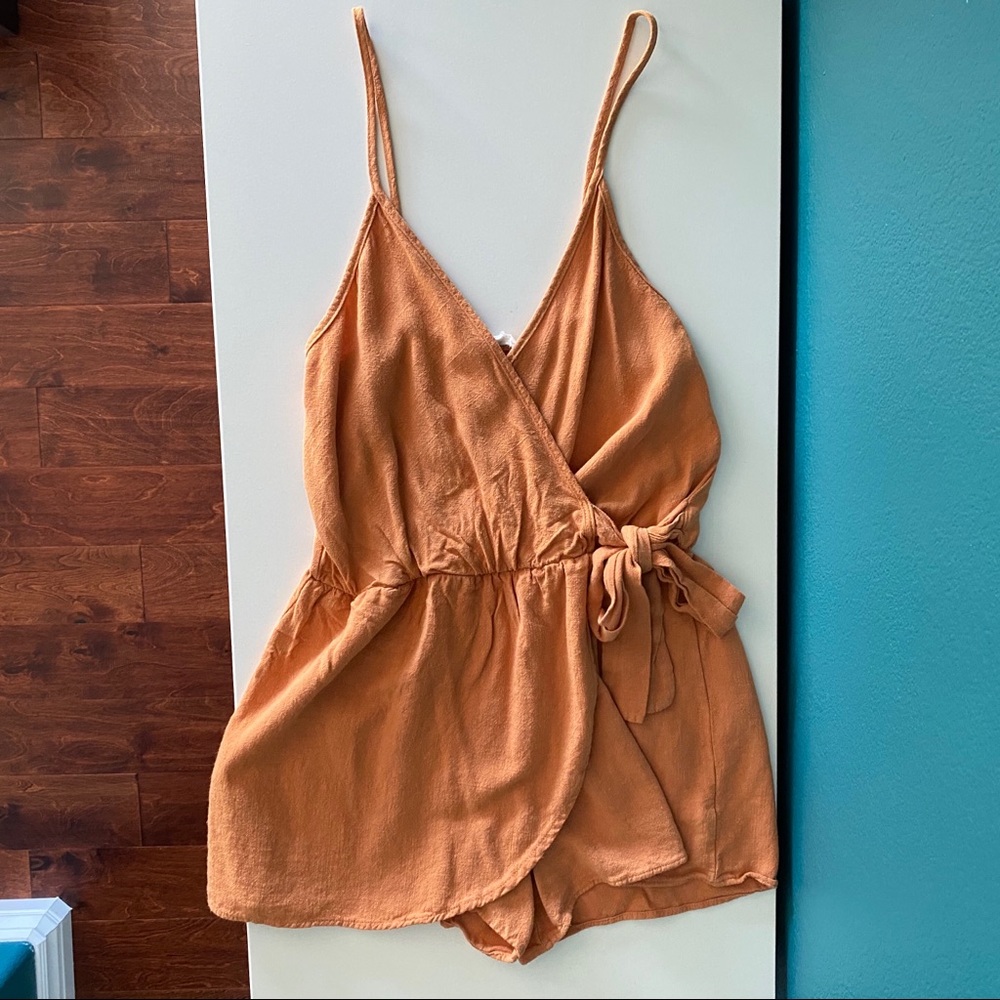 Mustard / Orange Romper